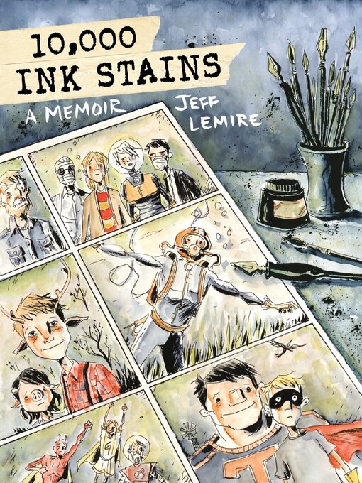 Title details for 10,000 Ink Stains by Jeff Lemire - Wait list